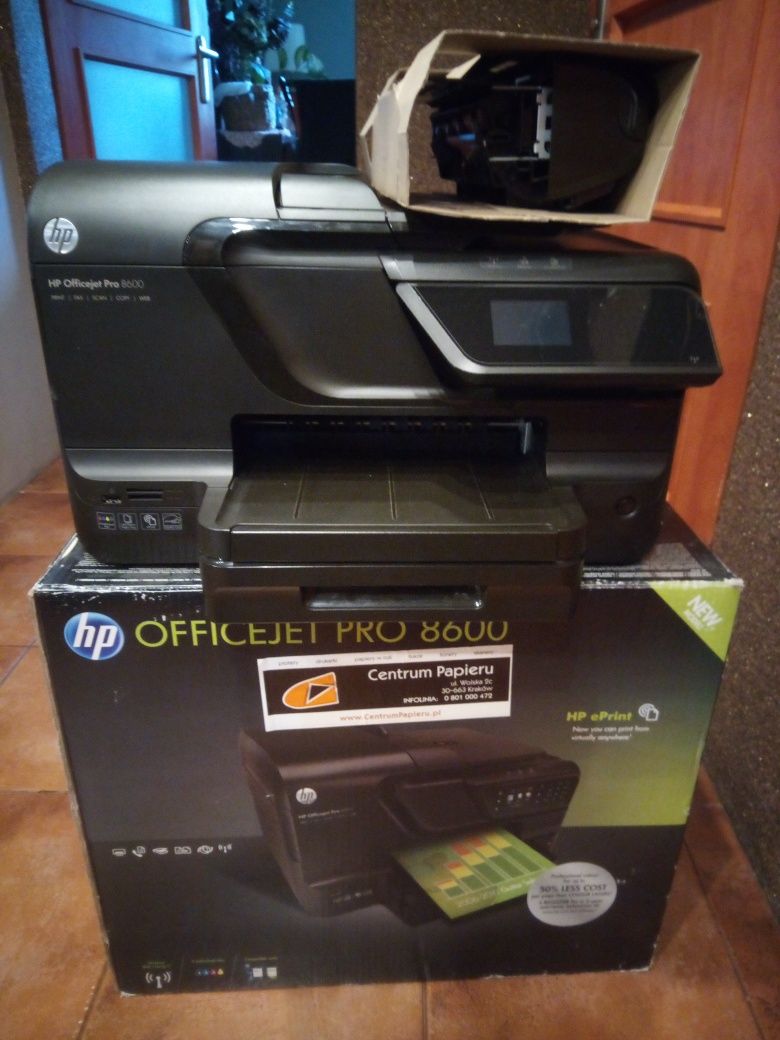Drukarka HP Ofifcejet PRO 8600 skaner fax uszkodzona nie włącza się