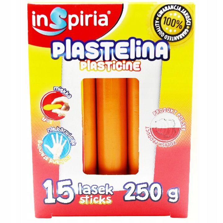 Plastelina Szkolna Zestaw Przedszkolny 180 Szt. Inspiria 9943