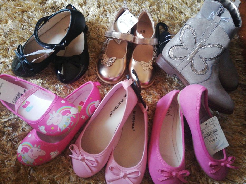 Botas e sapatos menina NOVOS t30/31