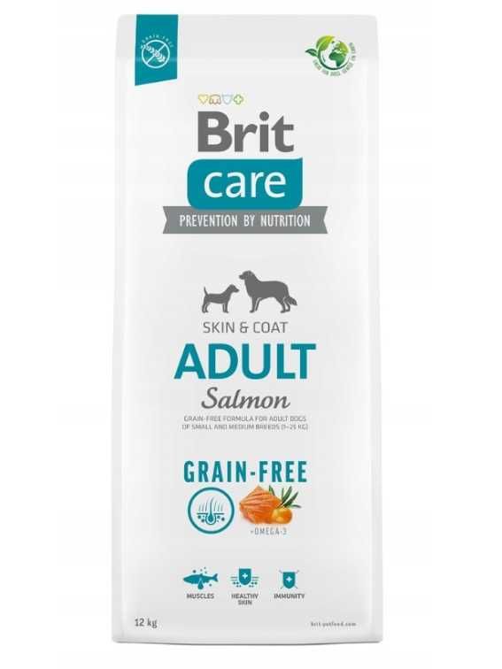 Brit Care Grain-free Adult Salmon Karma dla Psa Łosoś 12kg
