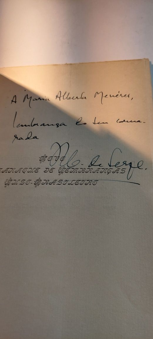 Novo Almanaque de Lembranças Luso-Brasileiro (1954, Assinado)