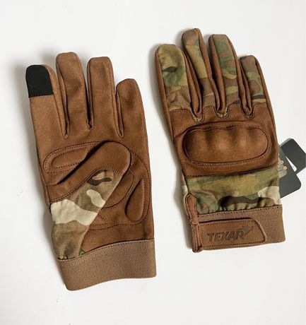 Рукавиці тактичні з тачскріном Texar combat gloves мультикам