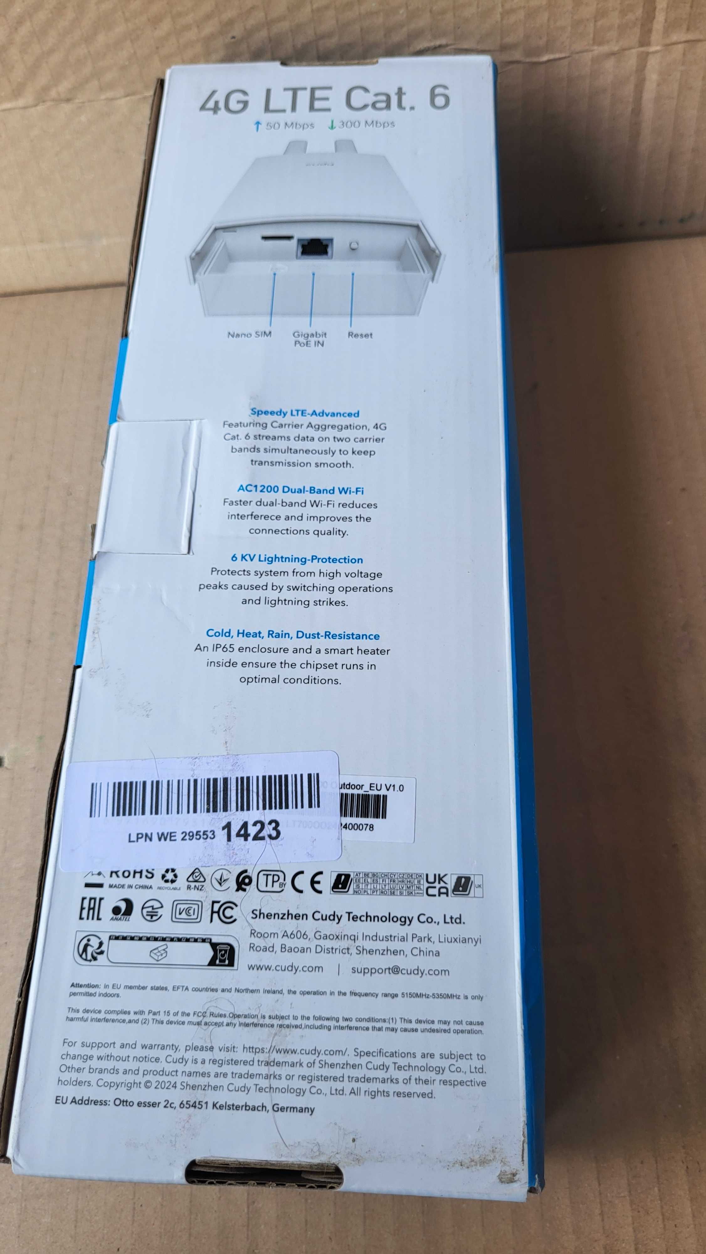 Wzmacniacz sygnału WIFI REPEATER LAN 300Mbps b/g/n internetu zasięgu