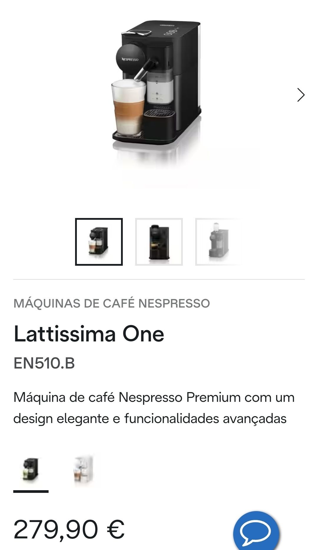 Máquina café expresso cápsula Delonghi (Nova 280€)