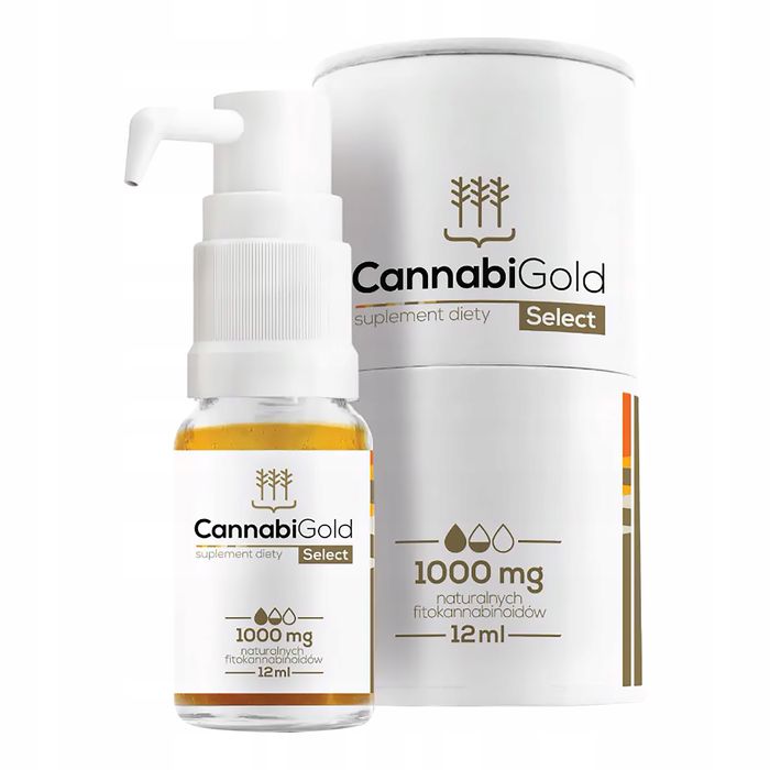 CannabiGold Select 1000mg Olejek konopny 12 ml