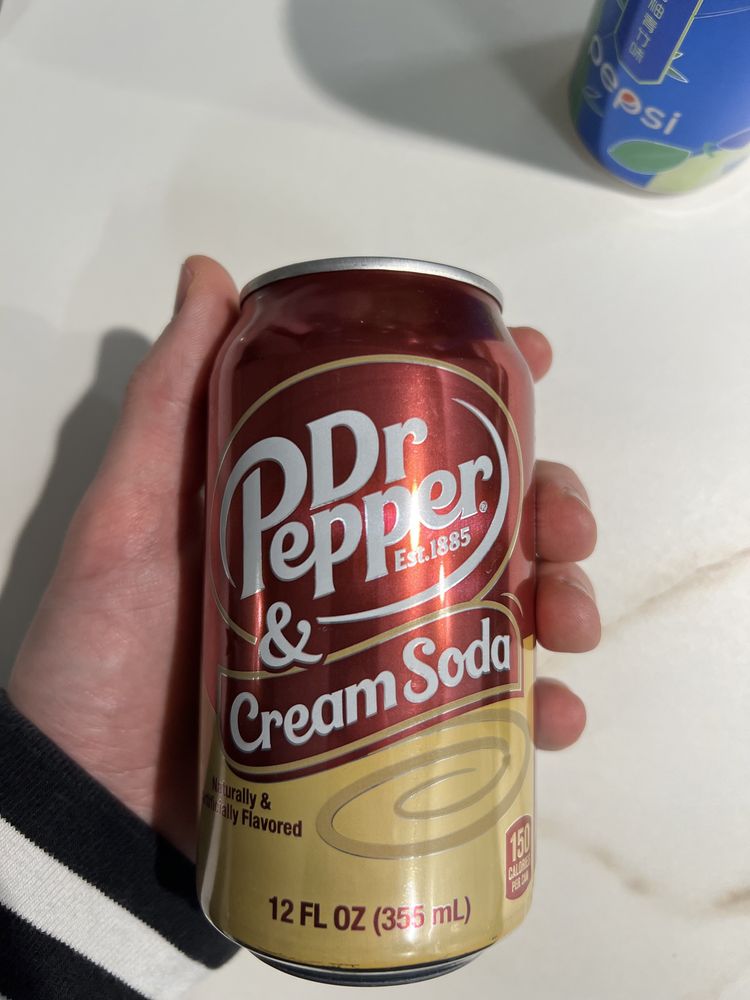 Pepsi Pomelo Bamboo и Dr Pepper Cream Soda