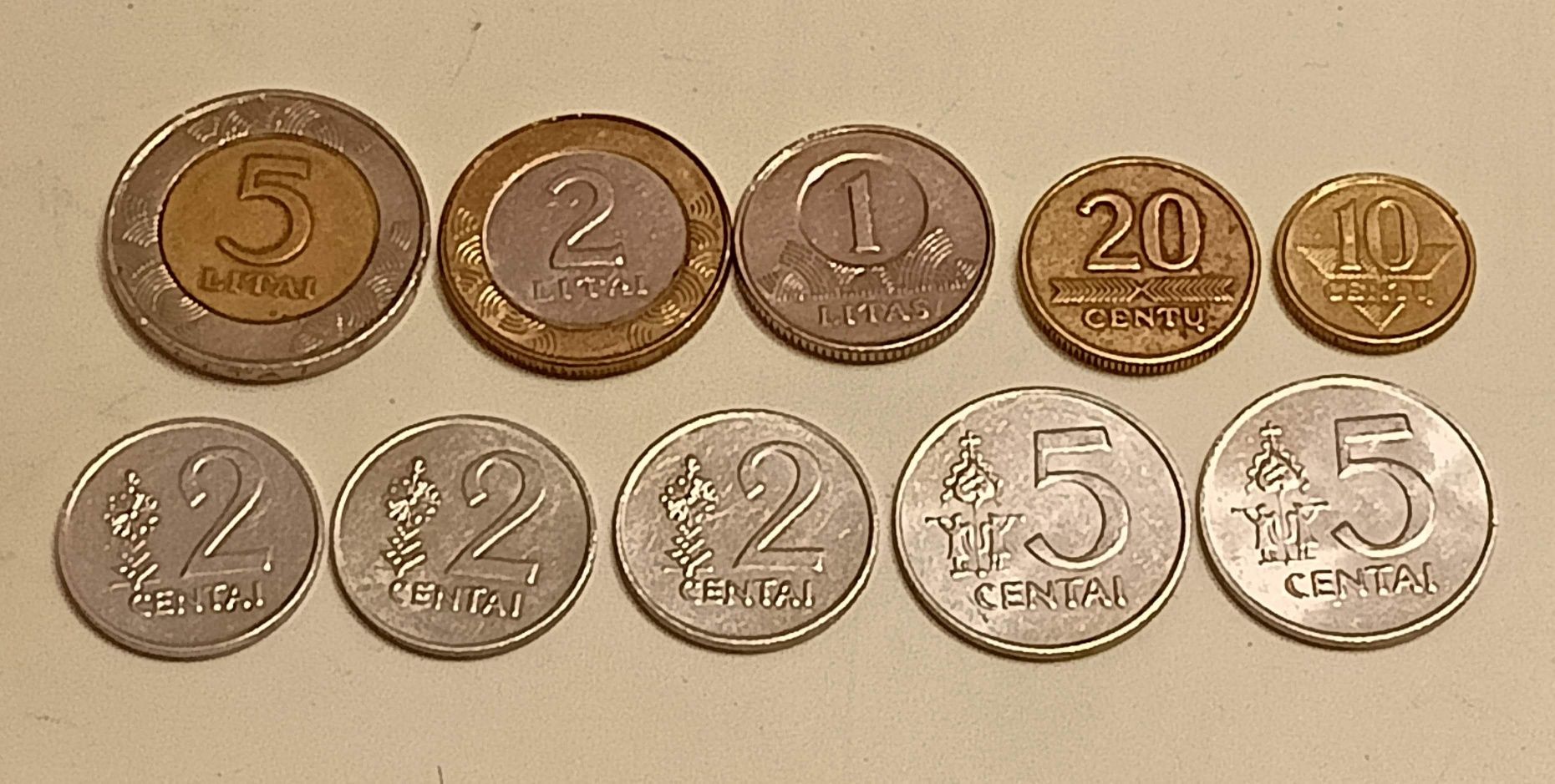 Zestaw 12 monet Litwa i Jugosławia
Monety ze zdjęcia.
