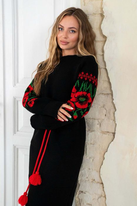 Сукня тепла осінь-зима вовна