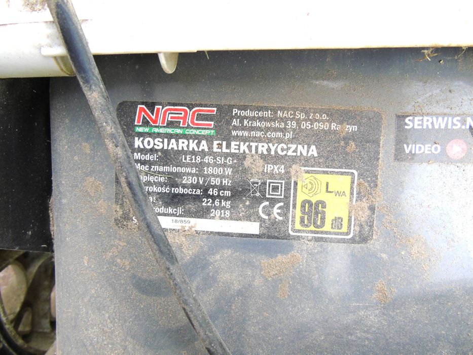 Kosiarka elektryczna NAC LE18-46-SI-G Lombard Żuromin Loombard