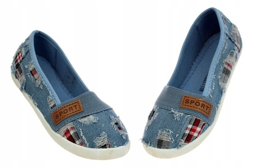 Tenisówki Buty Dziecięce Jeansowe Casual 5726 Rozmiar: 25