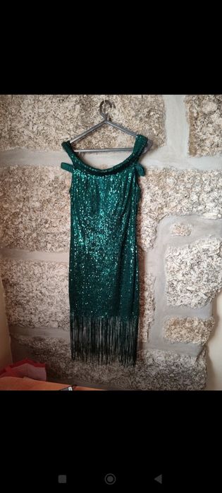 Vestido em lantejoulas