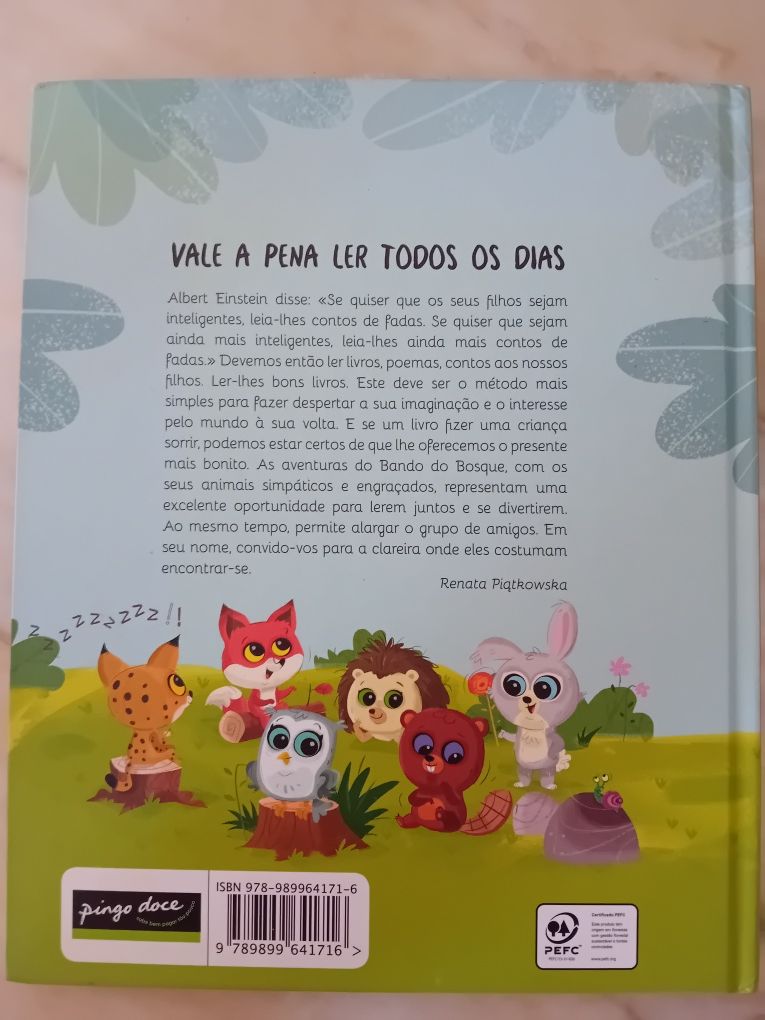 Livro Novo Criança "Bando do Bosque"