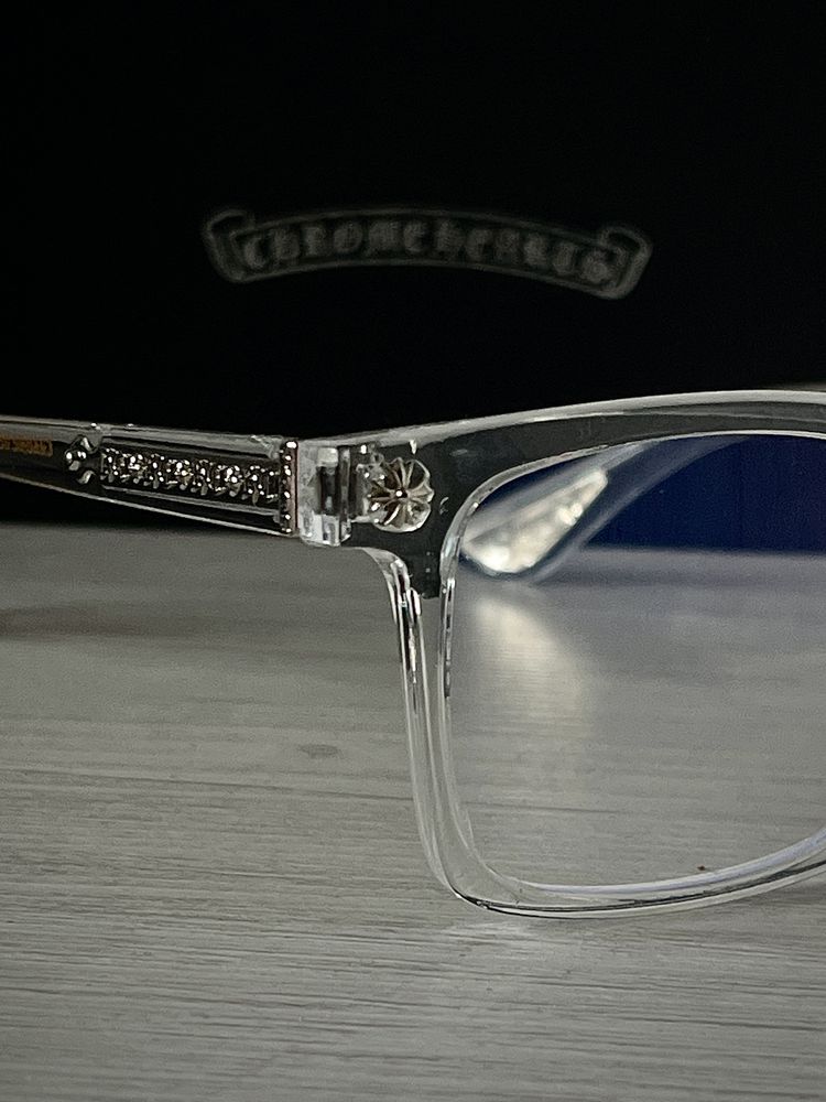 Okulary Chrome Hearts z pudełkiem