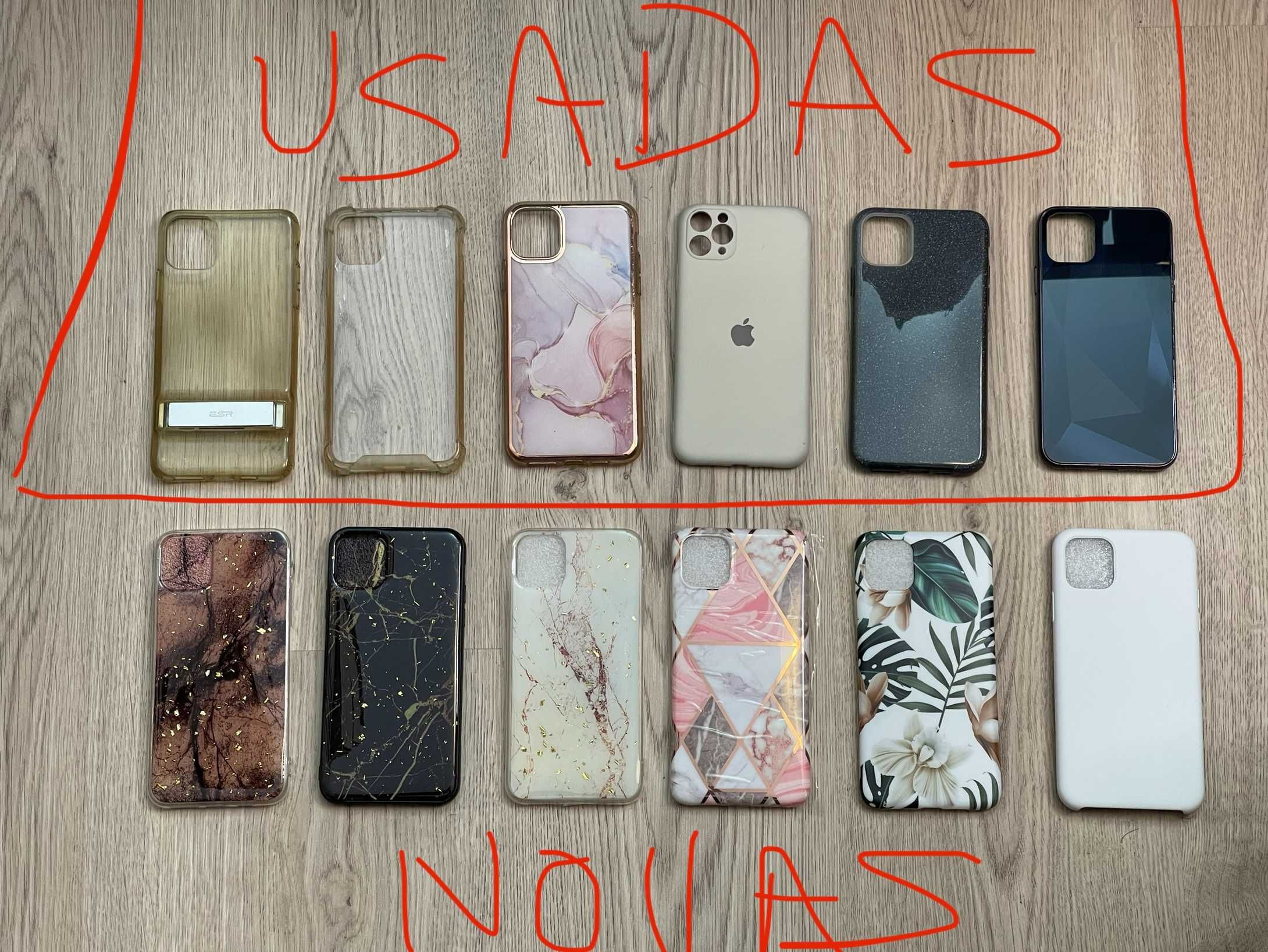 iPhone 11 Pro Max 256 Gb Dourado + 13 Capas como NOVO