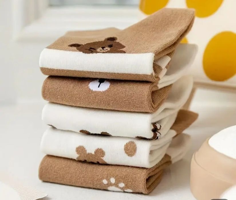 Zestaw 5 par damskich skarpetek"stopek".