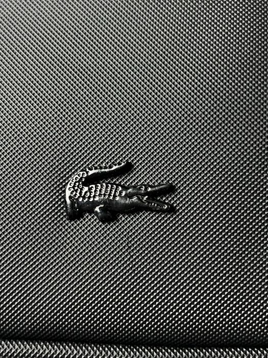 Сумка  lacoste black logo чоловіча