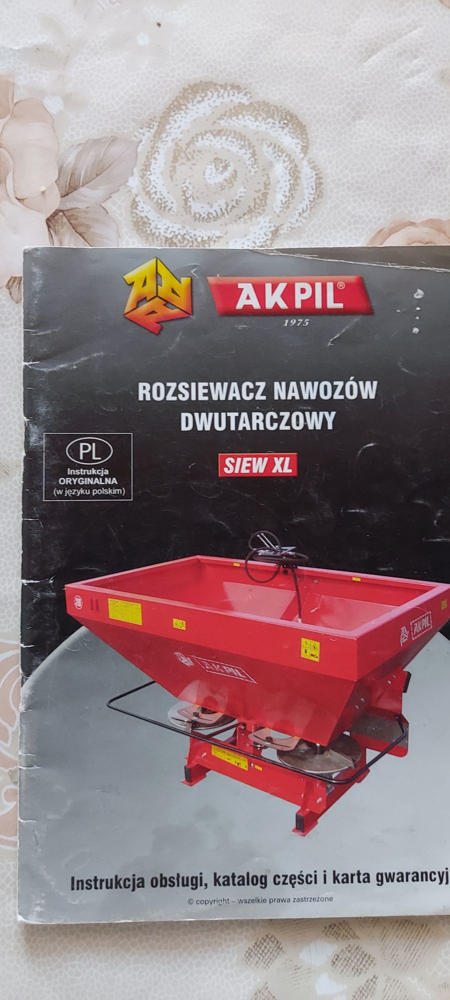 Rozsiewacz nawozów Akpil siew XL