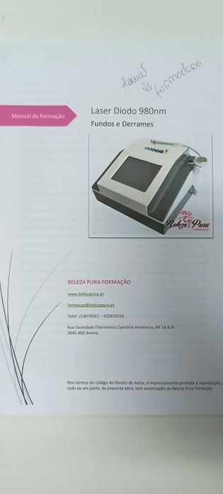 Manual de laser fungos e derrames