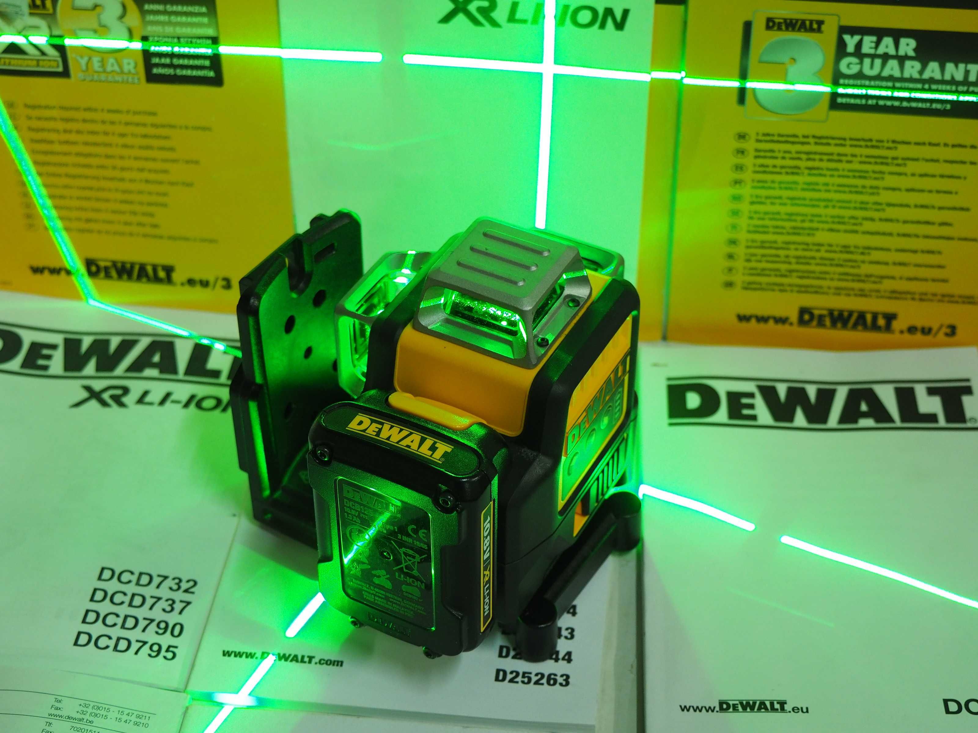 DEWALT DCE 089G laser zielony niwelator liniowy krzyżowy bez aku