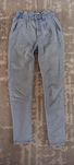 Niebieskie jeansy paperbag S