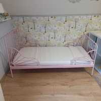 łóżko dla dziecka Ikea Minnen rozsuwane + materac jak nowe