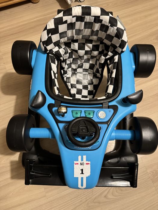 Interaktywny Chodzik / jeździk / pchacz 3 w 1. Formula 1