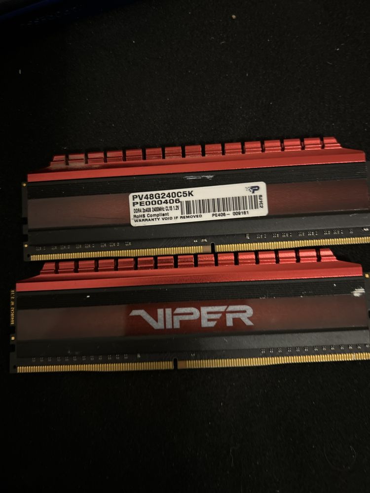 Ram viper 2x4 gb 2400mhz