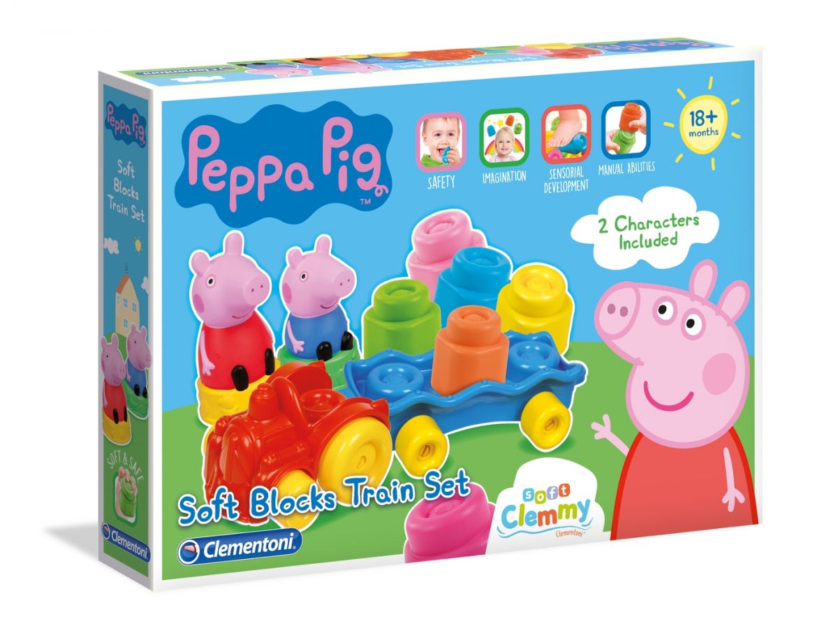 Zestaw Clemmy Peppa Pig - Miękkie klocki do zabawy