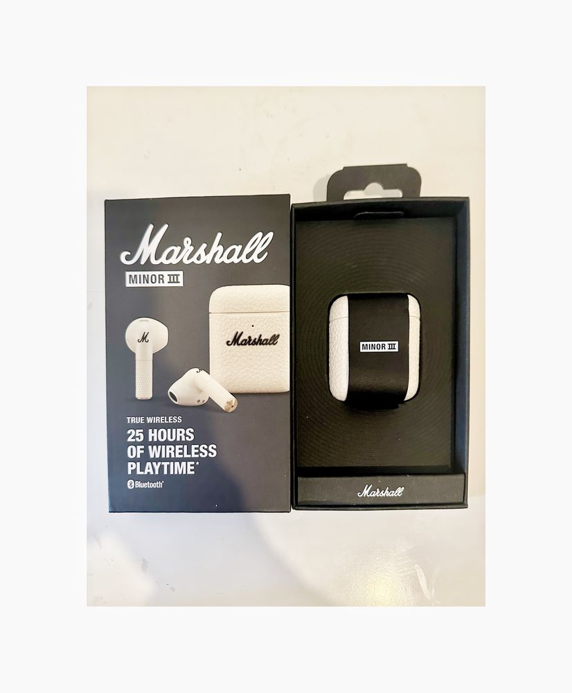 Novo Auriculares Bluetooth True Wireless MARSHALL Minor III Cream