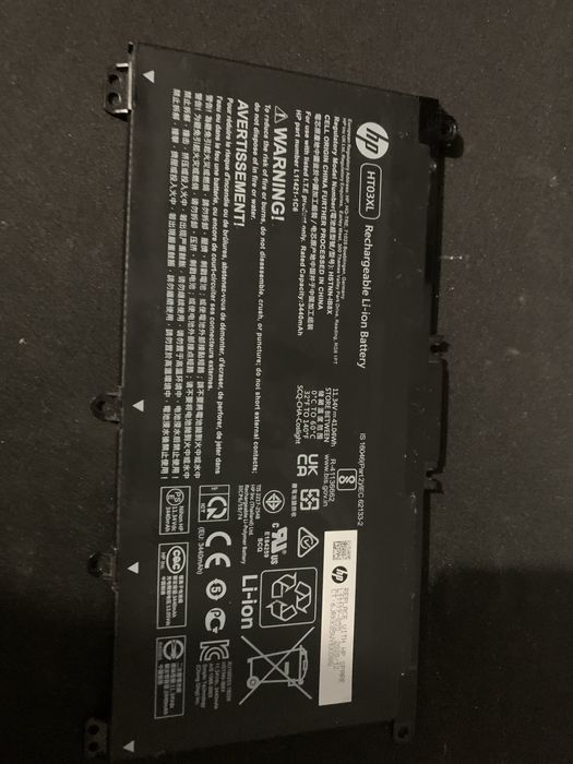 Bateria HP HT03XL 3440mAh 11.34V L11421-1C6 / – sprawna + ładowarka