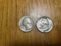 Монеты перевертыши liberty quarter dollar 1967 1979г.