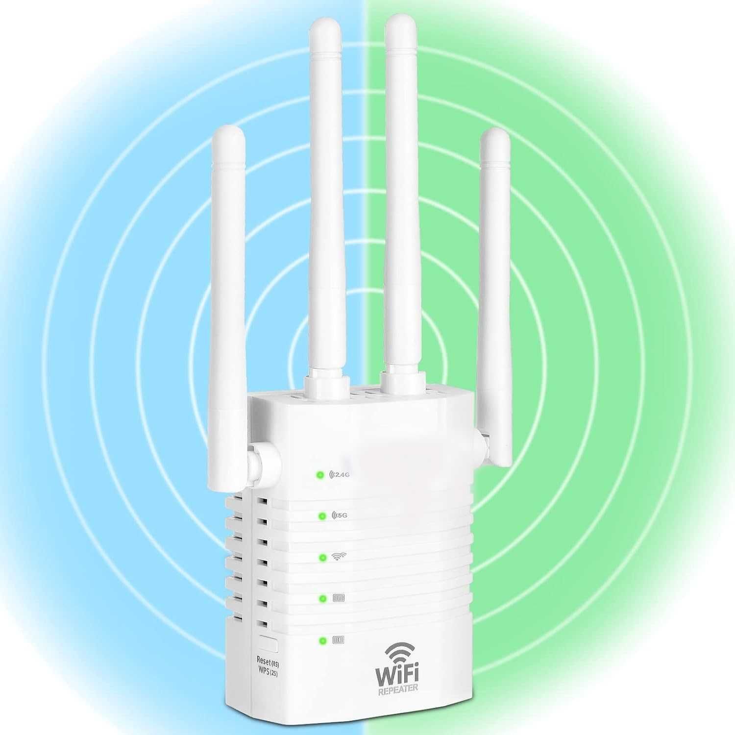 Wzmacniacz Przedłużacz Wi-Fi 1200 Mb/s Dwuzakresowy wifi reapeter