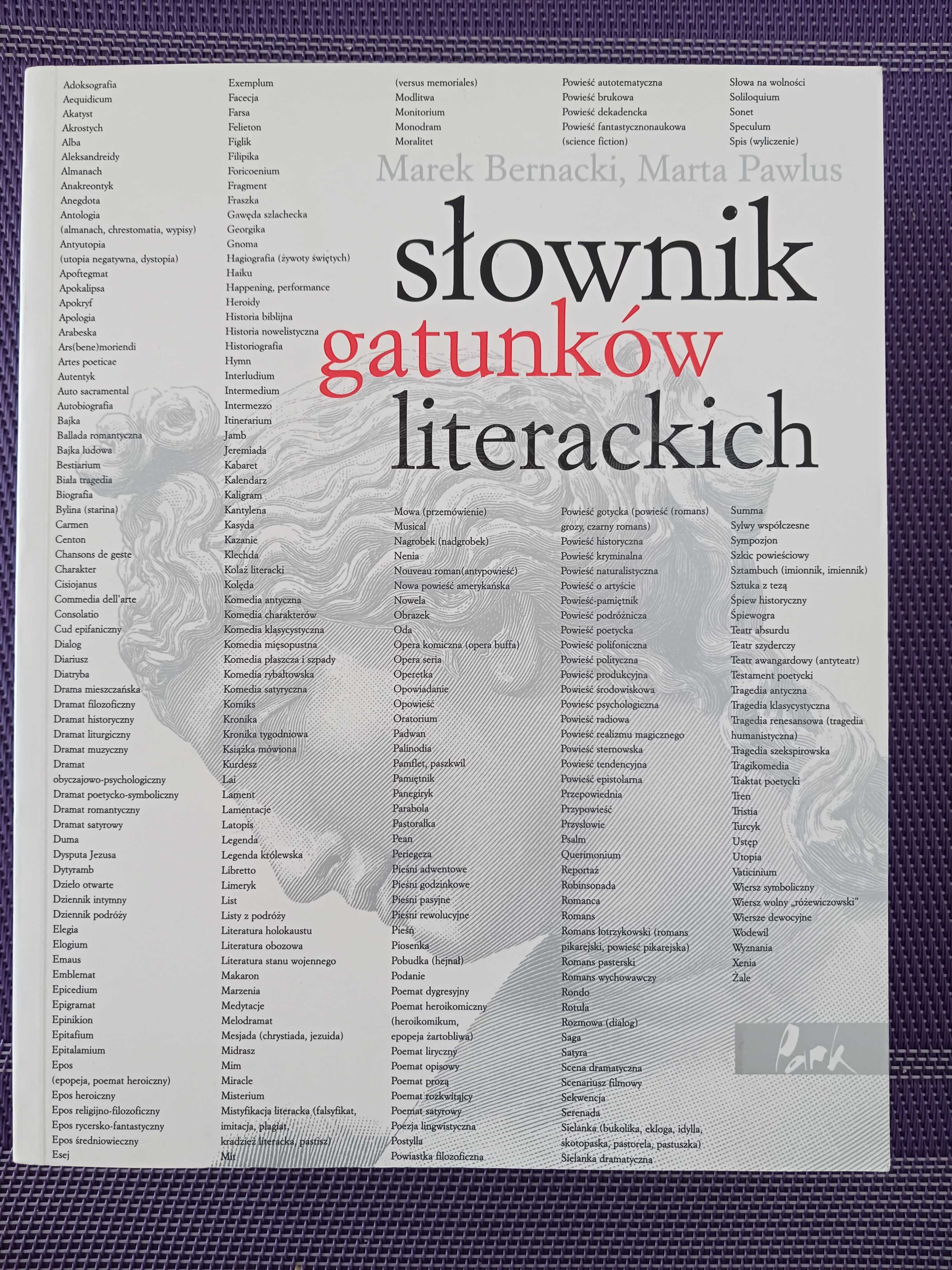 "Słownik gatunków literackich"