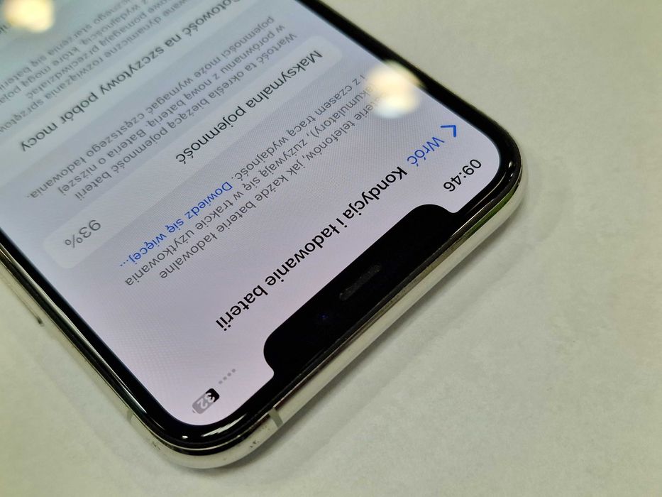 Iphone 11 PRO 64GB/ Silver/ BAT 93%/ Grade A-/ Gwarancja + ładowarka