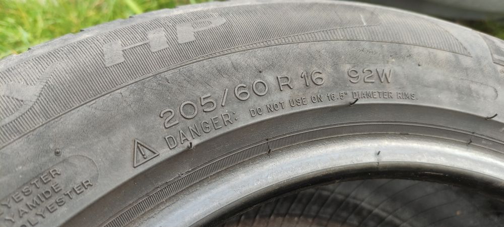 Opony letnie 205/60/16 Michelin 5N