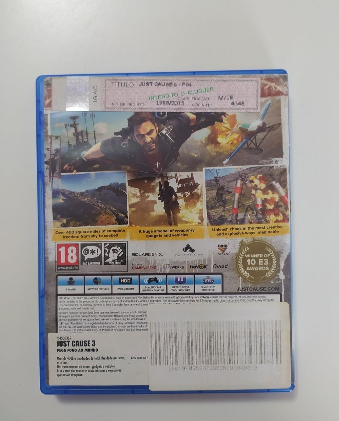 Jogo PS4 - Just Cause 3