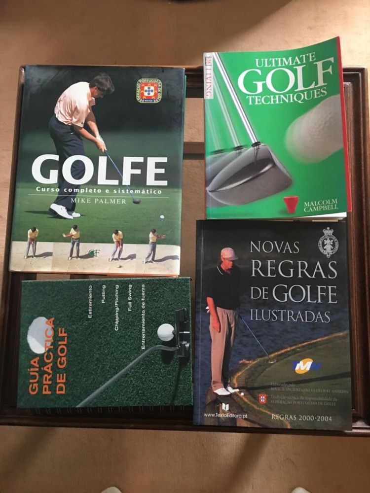 Livros de Golfe Técnicas e regras