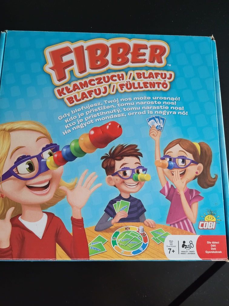 Fibber, Wesoła gra dla dzieci 7+, Cobi, stan super