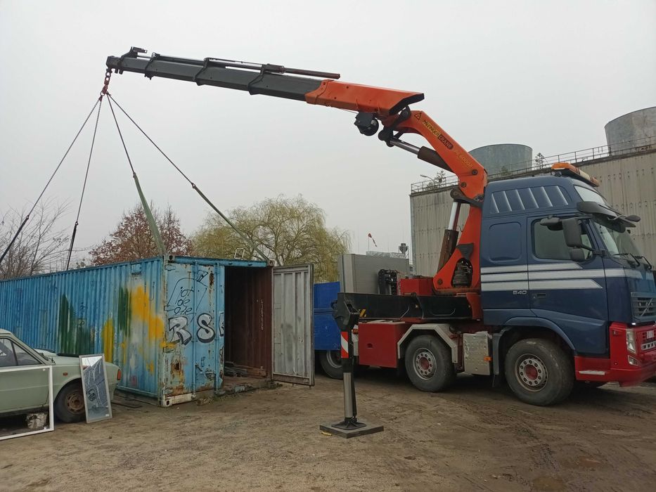 Usługi dźwigowe HDS, transport