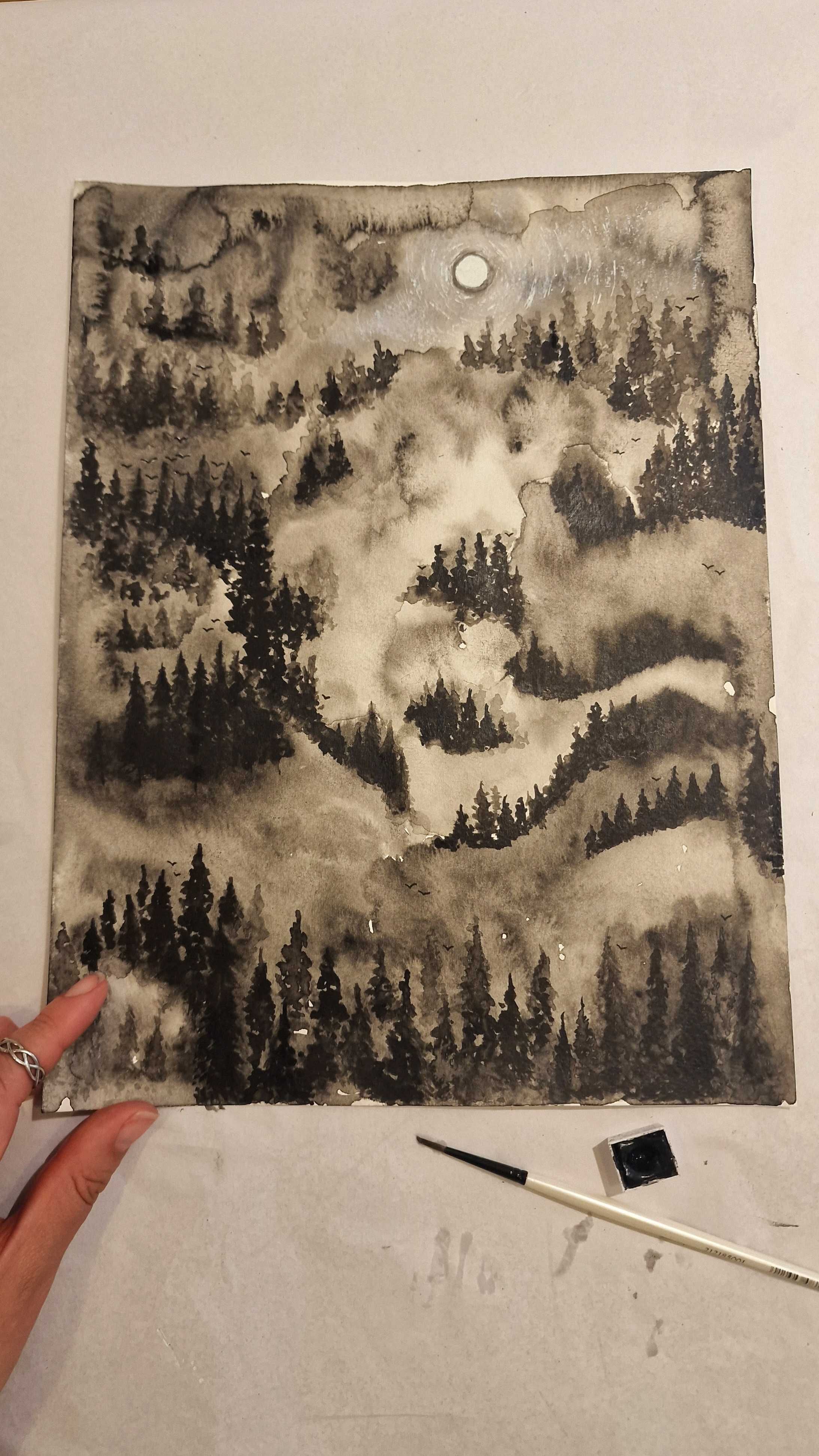 Arte original ilustração desenho pintura