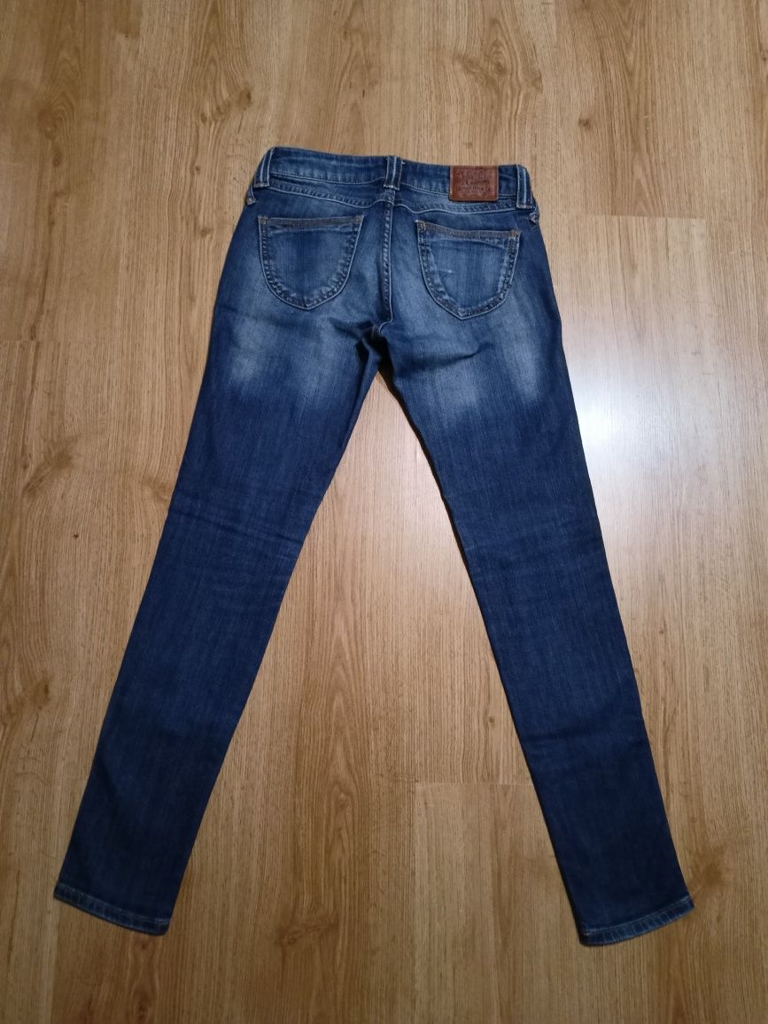 Spodnie Hilfiger denim rozmiar S/XS, rurki, biodrówki,