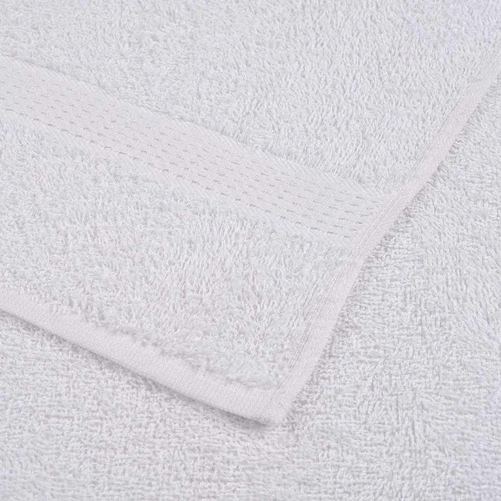 Ręczniki, białe, 100x200 cm, bawełna 100%