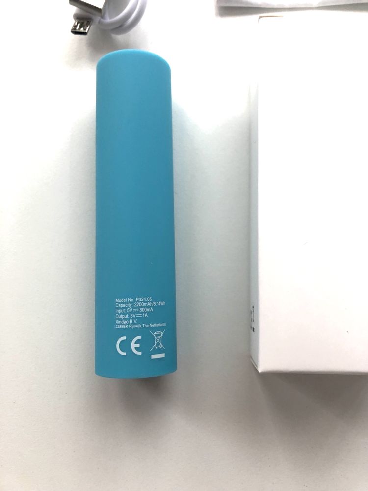 Powerbank XD Collection Compact 2200 mAh Niebieski/Szary