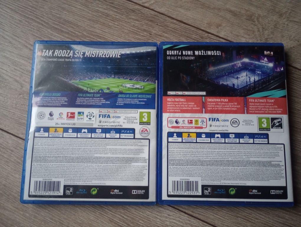 FIFA 19 + FIFA 20 PS4 PL Sprzedam