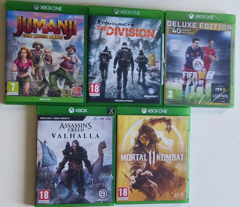 Gry na Xbox One Mortal kombat, Call of duty, FIFA itp.