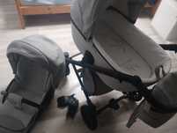 Wózek anex sport 3 w 1 plus baza isofix