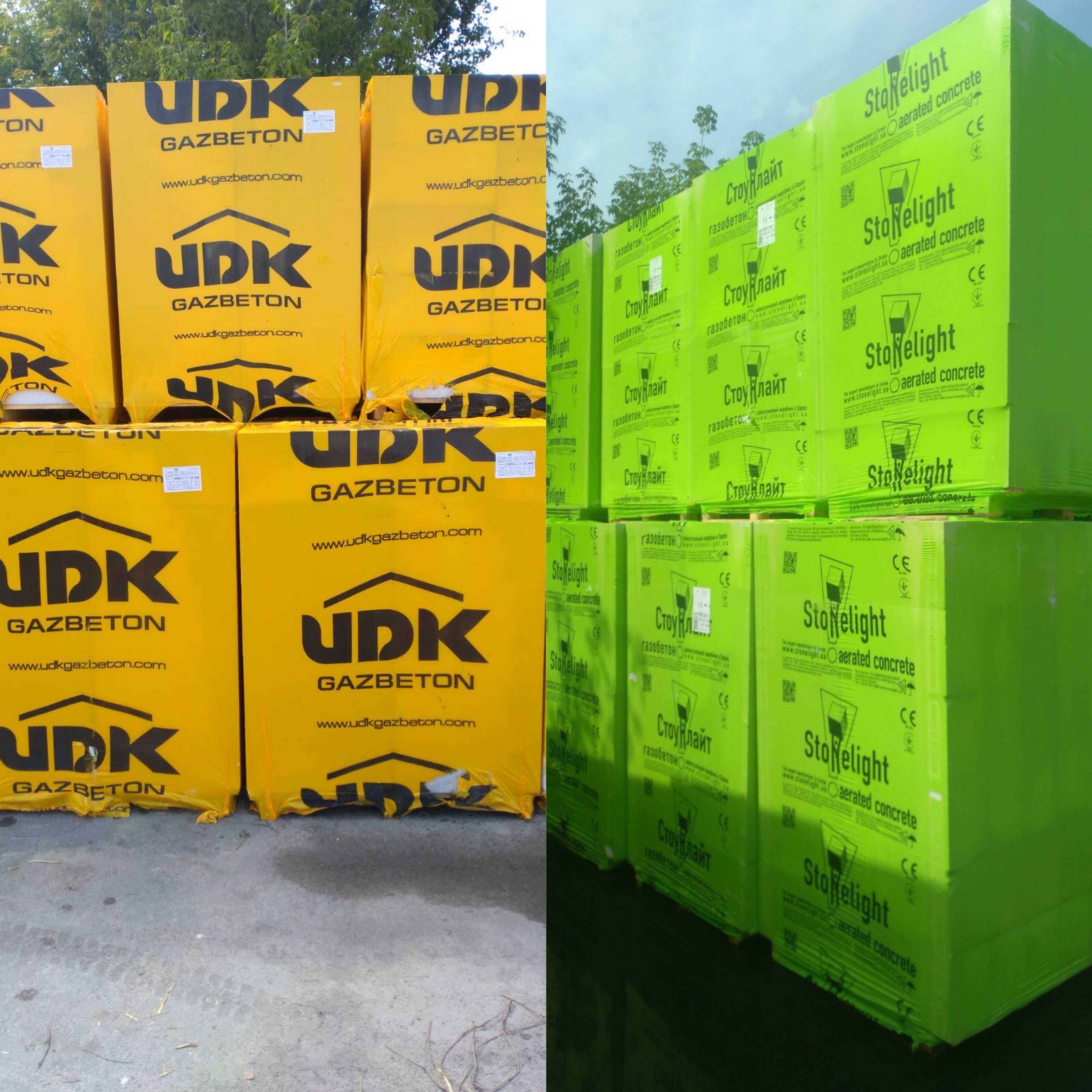 Газоблок UDK Д400+Клей в подарок VANMIX