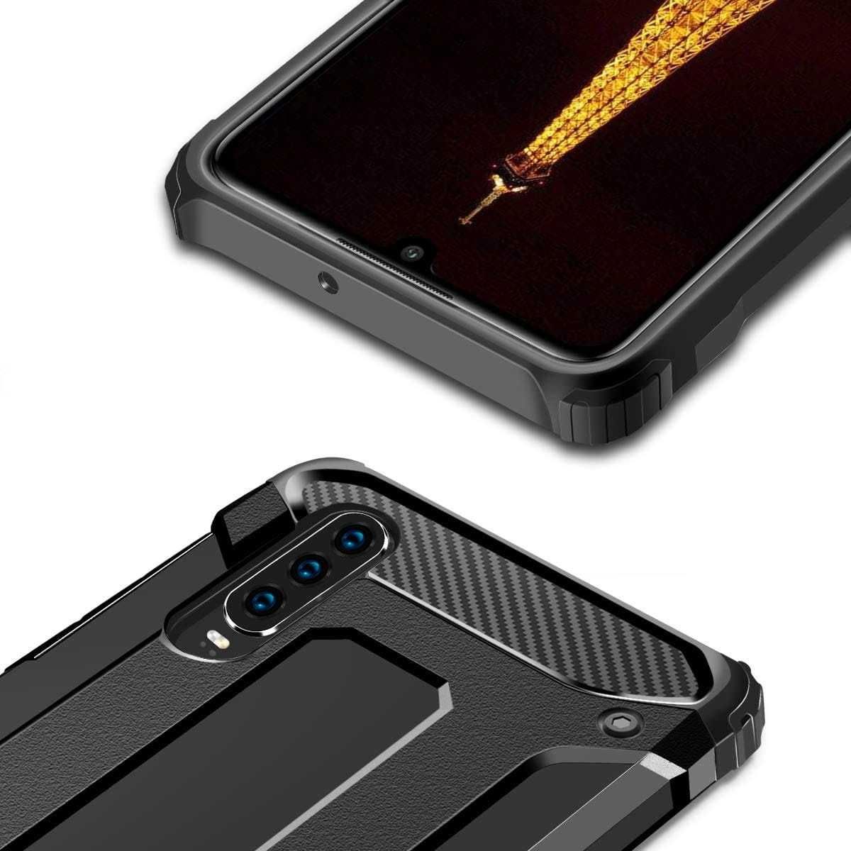 Case Etui Pancerne Armor do Huawei P30 + Szkło Hartowane