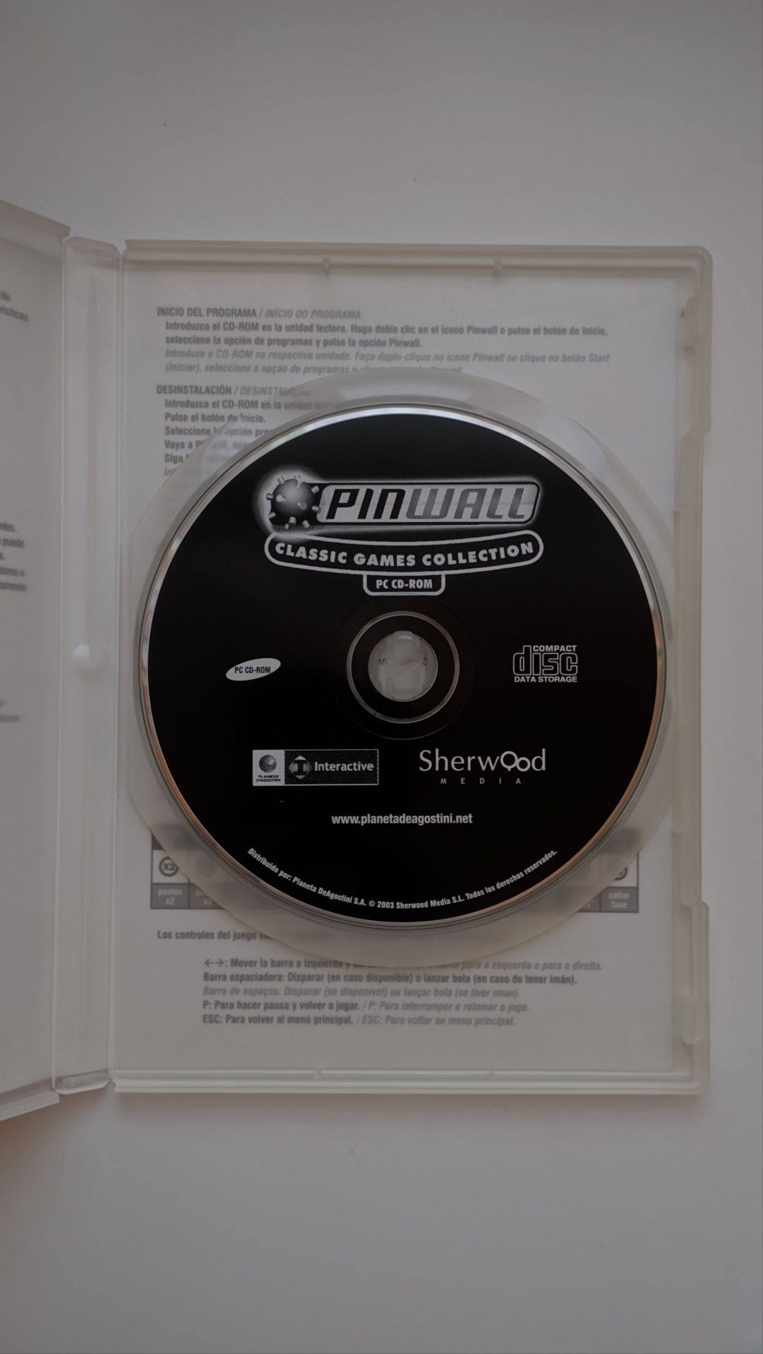 Jogo em CD: Pinwall - classic games collection