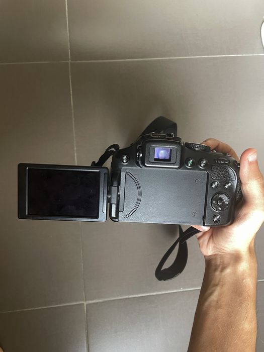 câmara panasonic lumix fz200 com acessórios